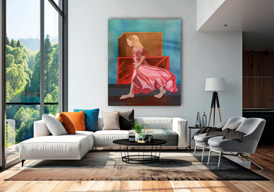 4Hannah Acryl auf Leinwand 100cmx120cm
